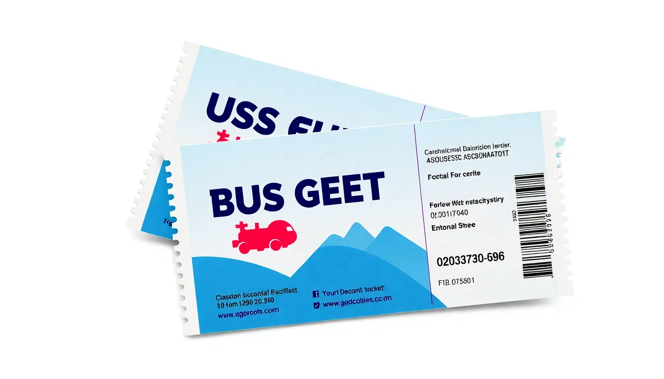 Custom branded tickets